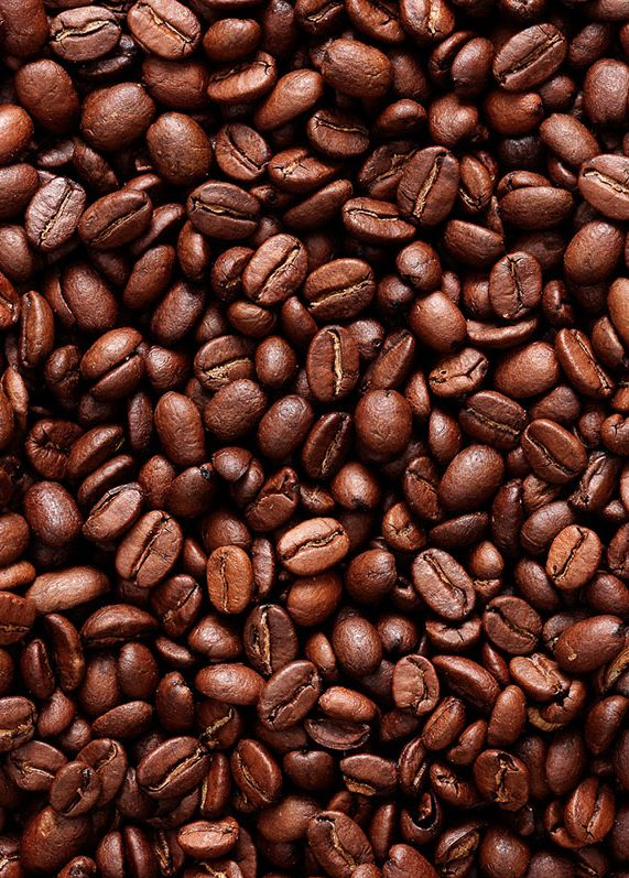 Grains de café torréfiés
